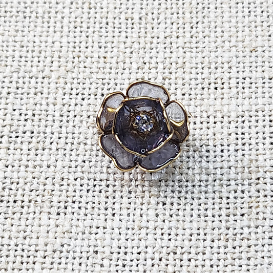 Cora Brooch (Dark Blue)