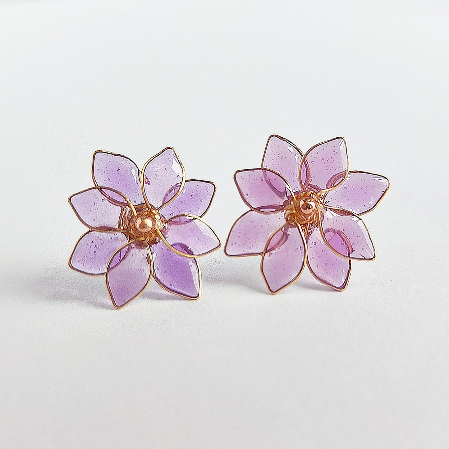 Eleos Ear Stud Purple