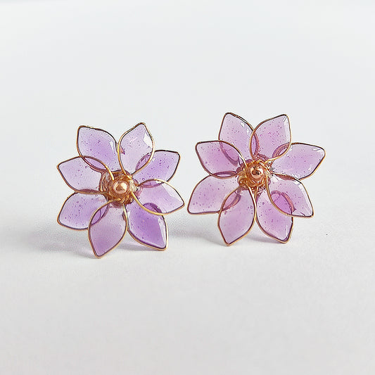 Eleos Ear Stud Purple