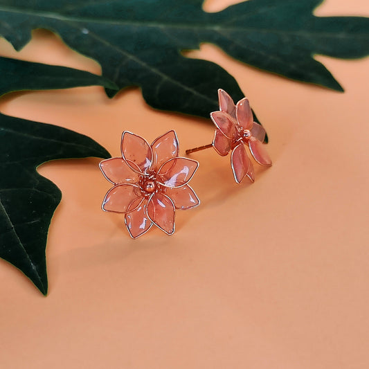 Eleos Ear Stud Orange