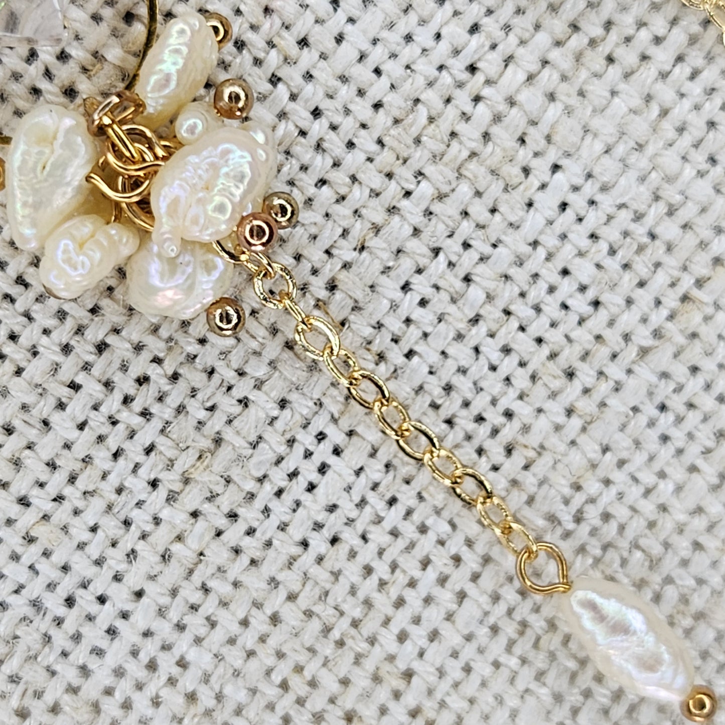 Salacia Earrings With Pearls (Teardrop)