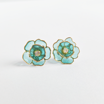 Cora Ear Stud (Green)