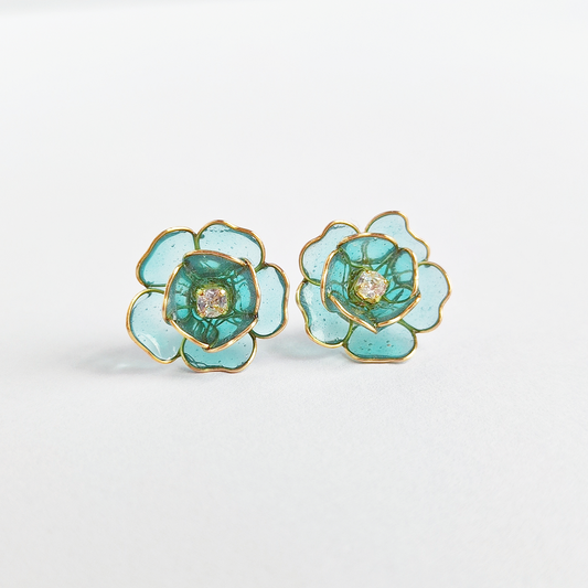 Cora Ear Stud (Green)