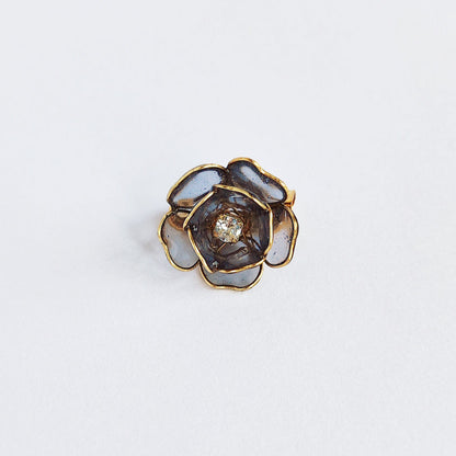 Cora Brooch (Dark Blue)