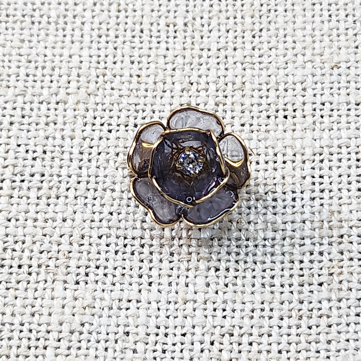 Cora Brooch (Dark Blue)