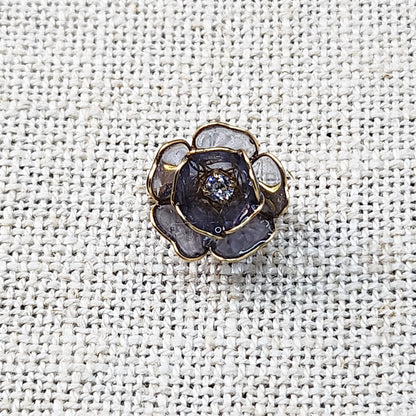 Cora Brooch (Dark Blue)