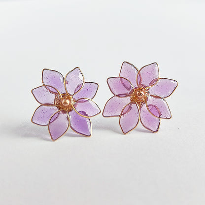 Eleos Ear Stud (Purple)