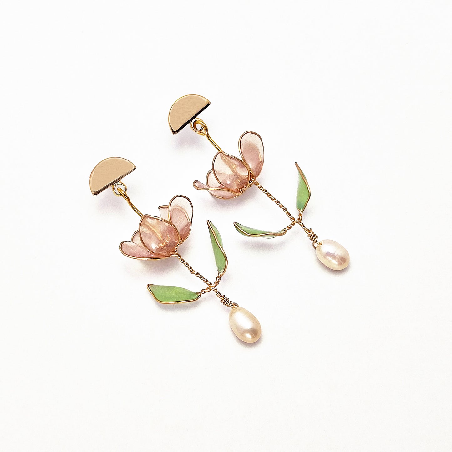 Anthea Earrings (Pink)