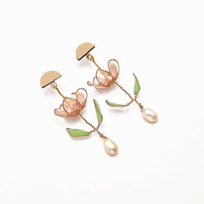 Anthea Earrings (Pink)