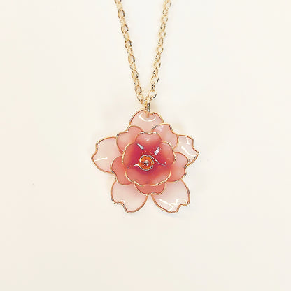 Cora Necklace Pink