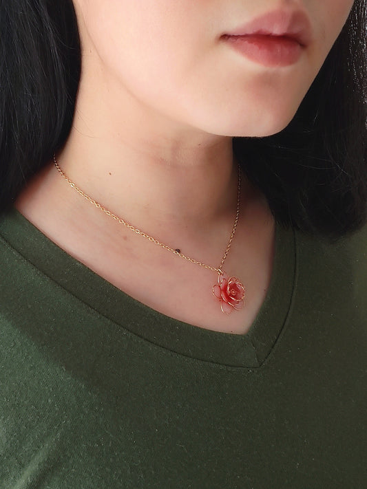 Cora Necklace Pink