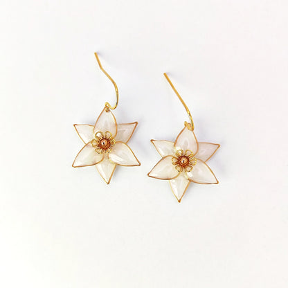 Egeria Earrings (White)