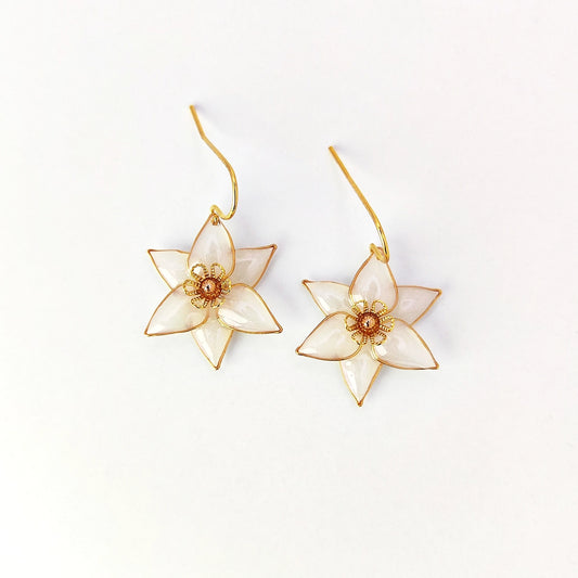 Egeria Earrings (White)
