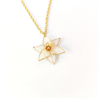 Egeria Necklace (White)