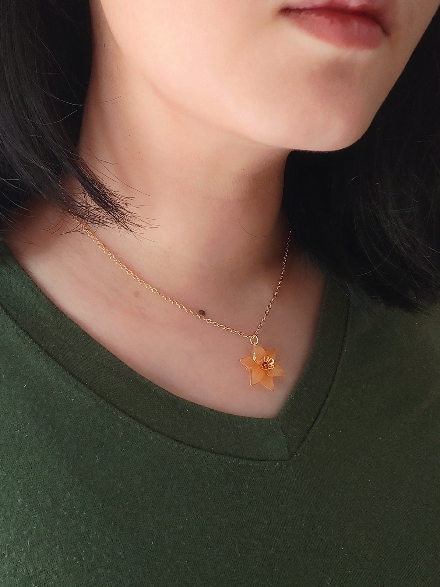 Egeria Necklace Orange