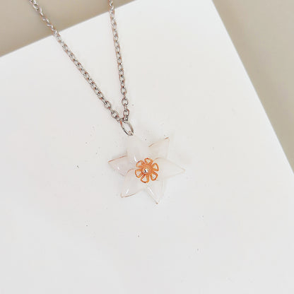 Egeria Necklace White (SS)