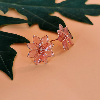 Eleos Ear Stud Orange