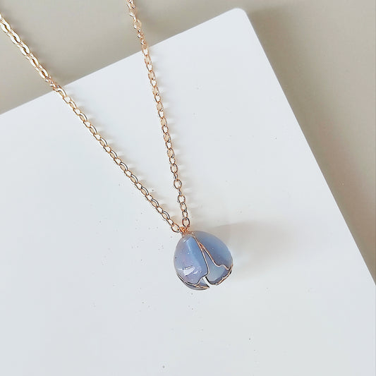 Maia Necklace Blue