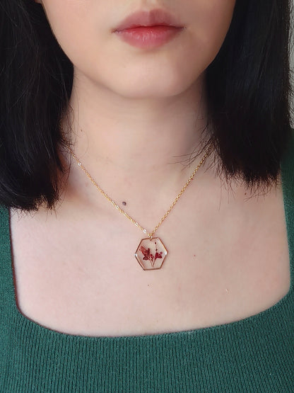 Nona Necklace Red