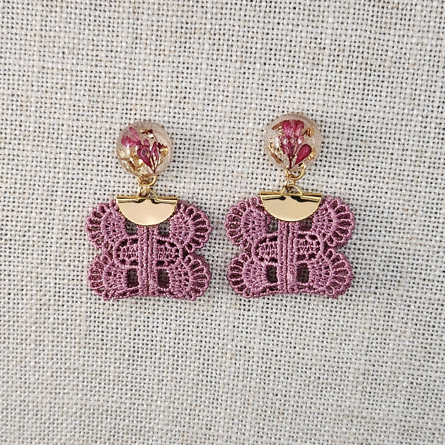 Ops Earrings (Pink)
