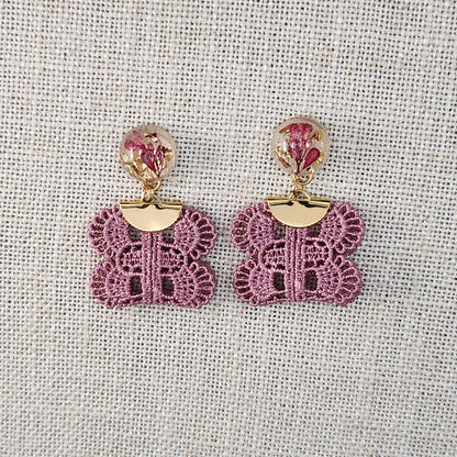 Ops Earrings (Pink)