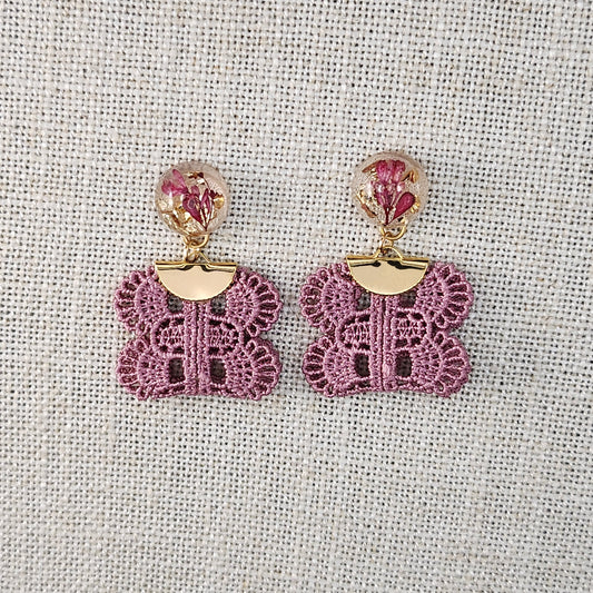 Ops Earrings (Pink)