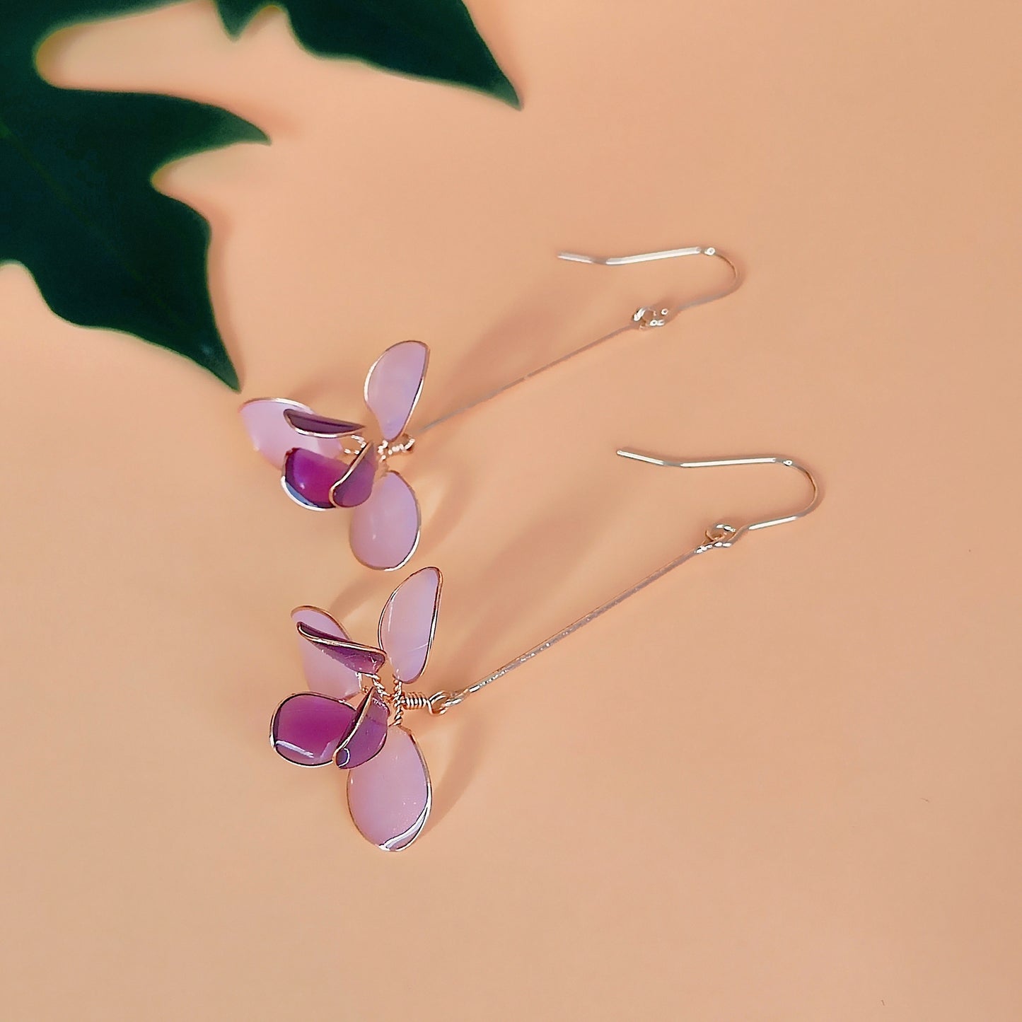 Peitho Earrings Purple