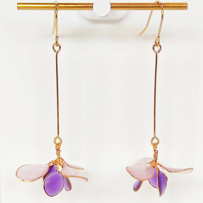 Peitho Earrings Purple