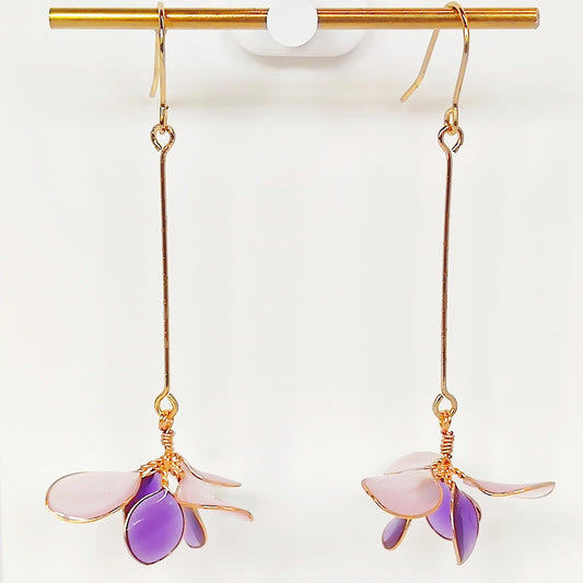 Peitho Earrings Purple