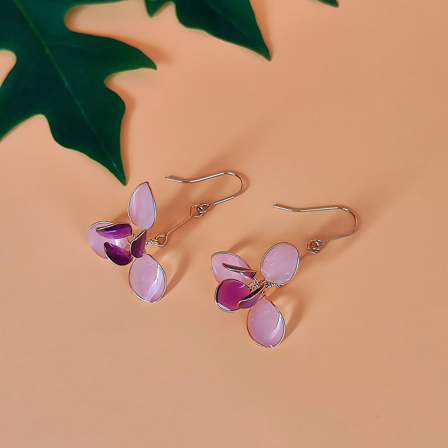 Peitho Earrings Purple