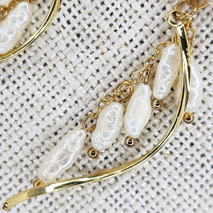 Salacia Earrings With Pearls (Round)