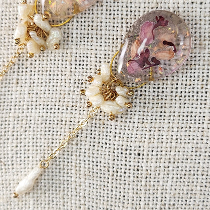 Salacia Earrings With Pearls (Teardrop)