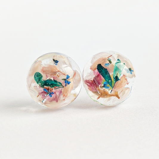 Luna Ear Stud (Teal)