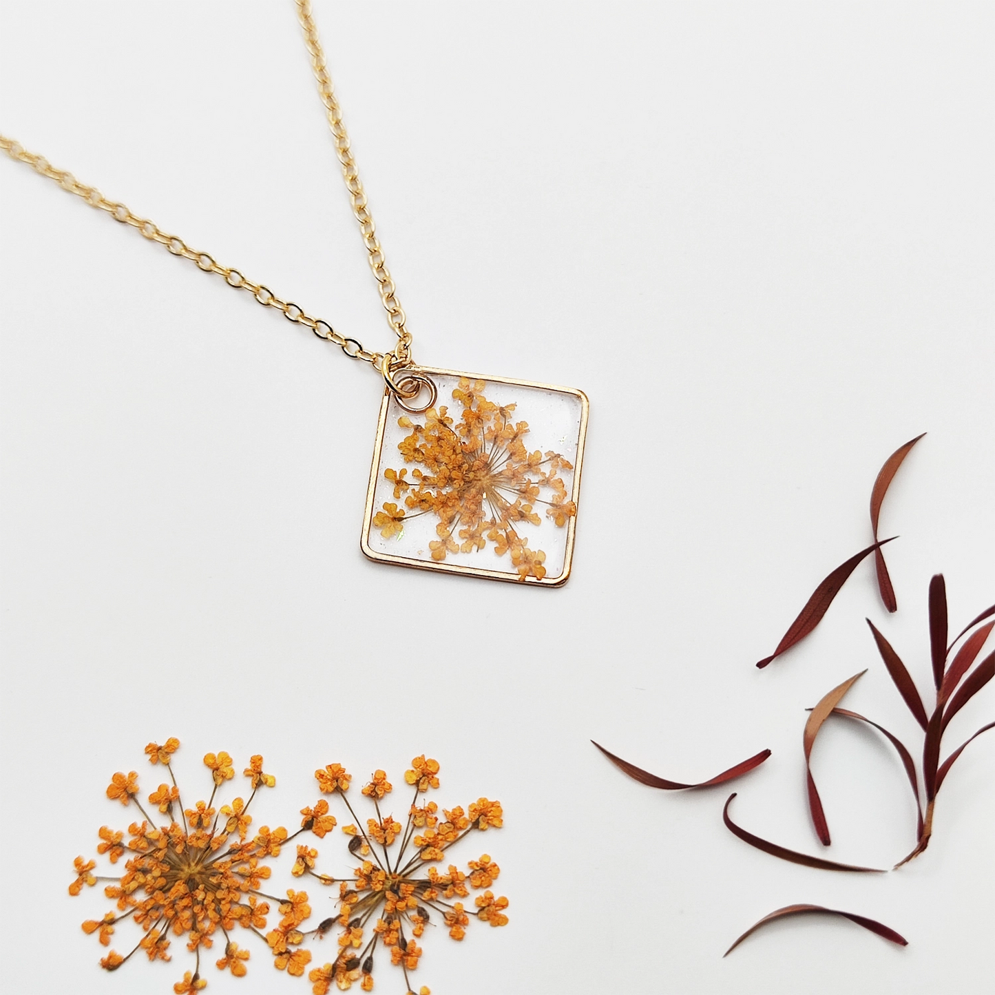 Nona Necklace (Orange)