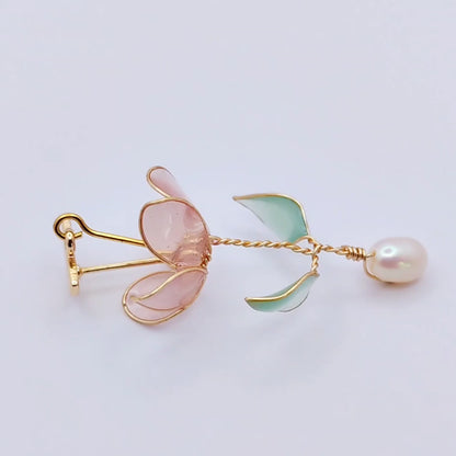 Anthea Earrings (Pink)